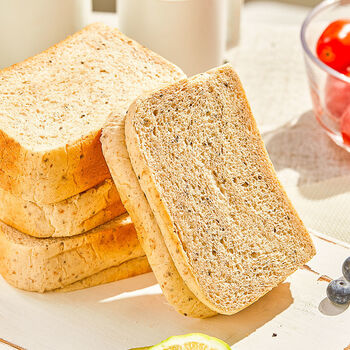 凯利来奇亚籽面包500g1000g利来奇亚籽黑麦全麦面包饱腹整箱早餐代餐