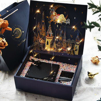 bestwishes礼盒礼物包装盒送男生女友礼盒空盒大号生日盒子创意仪式感