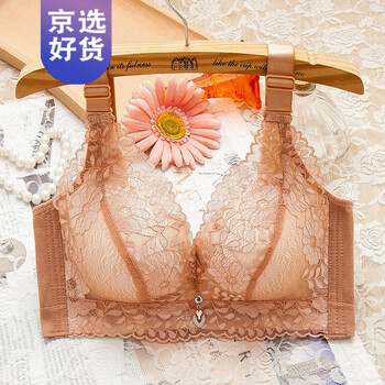 初泛官方旗舰优品牌女人心内衣女都市聚拢小胸加厚上托无钢圈收副乳