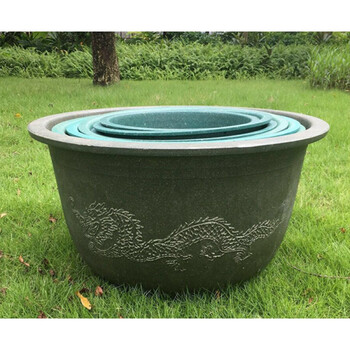 塑料大花盆加厚超特大号码种果树盆庭院家用龙缸处理800有孔两个外径