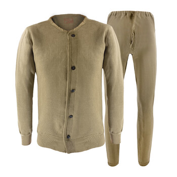 87式军绒衣绒裤套装加厚老式卫生衣中老年户外煤矿保暖棉衣秋衣男 78