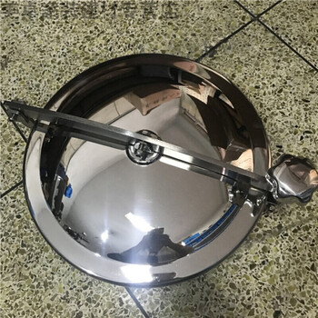 304人孔盖不锈钢快开常压人孔酒罐圆形翻边手孔定制 定制款316材质