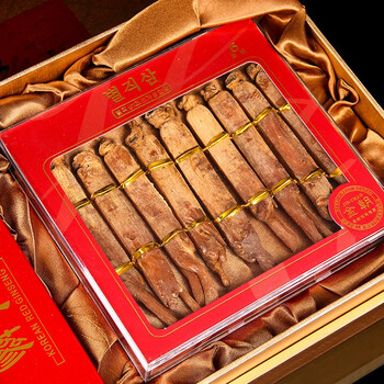 金朝别直参250克装养生滋补品高丽参6年根人参红参别