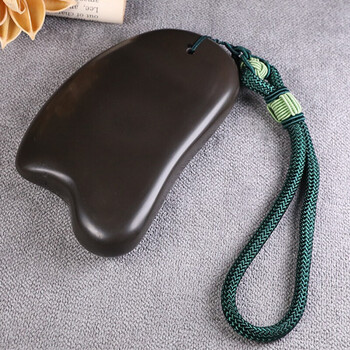 5a级天然泗滨玄黄砭石刮痧板片超铜玉石牛角美容肩颈背部全身通用