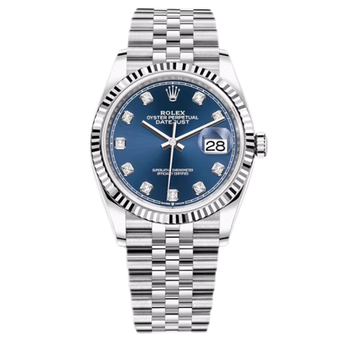 劳力士(rolex) 劳力士日志型系列钢18k白金自动机械手表男表m126234表