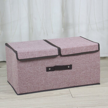 装衣箱 装衣服收纳箱大号容纳放衣物收耐整理箱子折叠帆布存储箱衣箱
