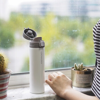 乐扣乐扣locklock保温杯缤纷弹跳盖便携车载390ml礼品水杯子便携学生