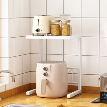 勒克(loke)厨房电饭煲置物架台面家用空气炸锅电器小家电收纳架放