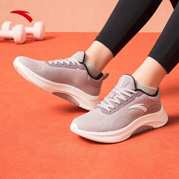 安踏安踏【神行5】运动鞋男女健身训练情侣缓震跑步跳绳羽毛球鞋 【女