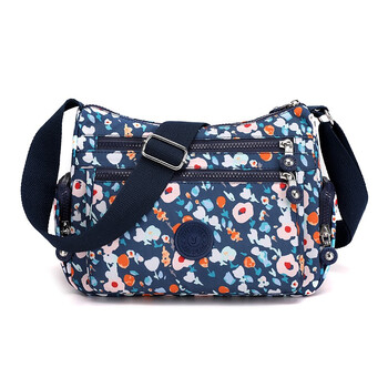 睿昂新款中年妇女包包尼龙帆布休闲女士挂包单肩斜挎包女时尚印花百搭