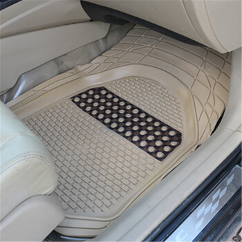 适用于大号橡胶软胶乳胶通用型汽车防水脚垫pvc脚垫防滑塑料5件套地垫