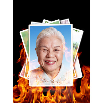 定做老人纪念瓷相瓷像定制瓷砖瓷板画像陶瓷照片制作人像烤瓷相片12寸