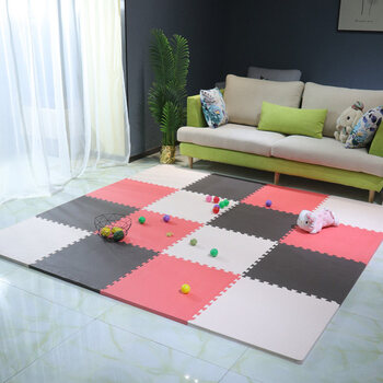 地板拼图垫 泡沫垫大整块地板垫子地垫儿童爬爬铺地拼图加厚拼接爬行