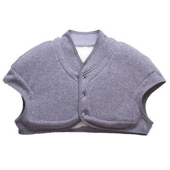 毛护肩马甲男女皮毛一体皮坎肩冬季加厚保暖背心护肩膀护颈xxl号建议