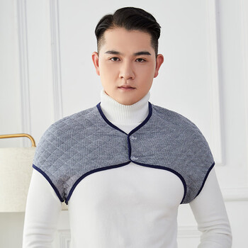 男士护肩保暖春秋防寒保暖睡觉穿的坎肩护胳膊纯棉护颈椎肩膀神器