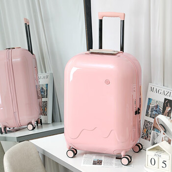 ariete新款胶囊小清新女20超轻行李箱网红拉杆箱万向轮24英寸旅行箱
