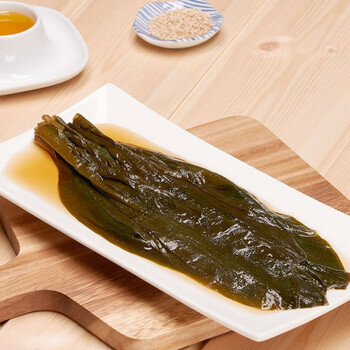 韩国烤肉店商用大包装寒葱山葱叶茗荑菜山菜包肉烤肉包饭泡菜500g 5斤