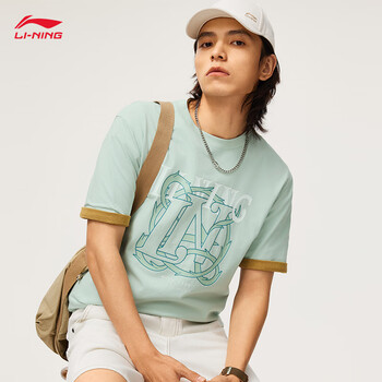 【李宁(li-ning)ahsu315】李宁中国文化系列短袖t恤男子24春夏户外凉