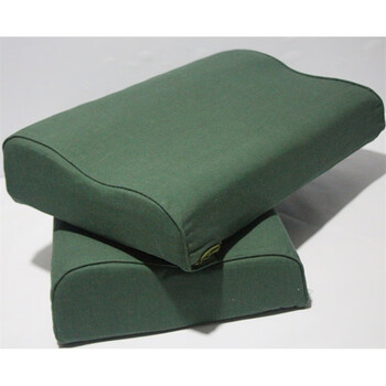 军绿枕头制式07式陆军专用枕芯套慢回弹记忆棉太空枕修复颈椎 06硬质
