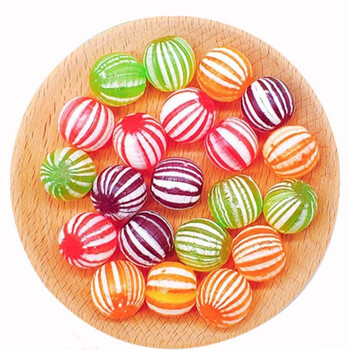 光腚糖老式水果糖500g/罐 东北光糖花糖球传统怀旧圆