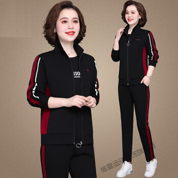 运动户外>运动服饰>套装>橄夏>橄夏361休闲运动服套装中老年女装2023