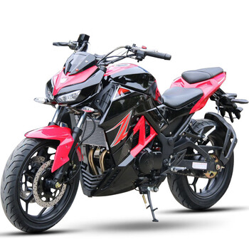 250-350-400双缸水冷大趴赛z1000大蟒蛇 黑色分红色 250cc宗申链条机