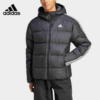 阿迪达斯（adidas） 户外羽绒服男2024冬季新款运动休闲外套防寒保暖连帽夹克HZ4429 HZ4429 充绒量约155g M 175/96A