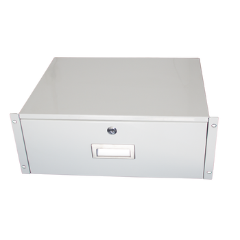 格鲁特19英寸机柜航空箱抽屉 2u 3u 4u机柜抽屉铁抽屉 话筒抽屉机柜