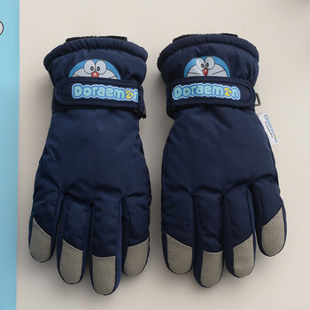 儿童滑雪手套男童冬季玩雪打雪仗户外运动男小孩加厚五指防滑防水