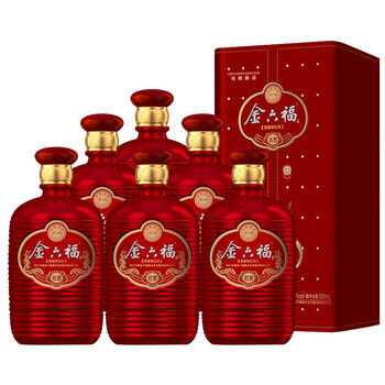 金六福金六福名窖浓香型白酒50度500ml6整箱装纯粮酿造