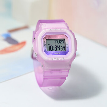卡西欧casio手表女babyg小方块防水运动电子表bgd560gmds5600bgd560wl