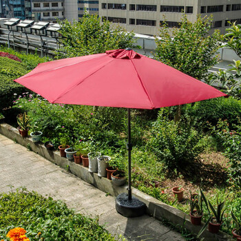 strongcamel半边伞户外遮阳伞3米半圆墙壁伞阳台侧边伞防雨庭院伞太阳