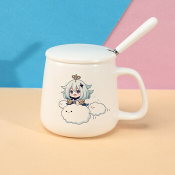 陶瓷马克杯咖啡水杯子动漫二次元学生日礼物刻晴可莉派蒙8派蒙bb款