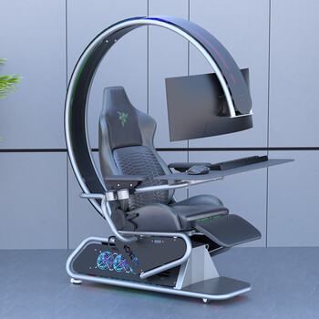 太空舱电脑椅电竞直播椅 人体工学电脑座舱舒适桌椅一体式家用办公