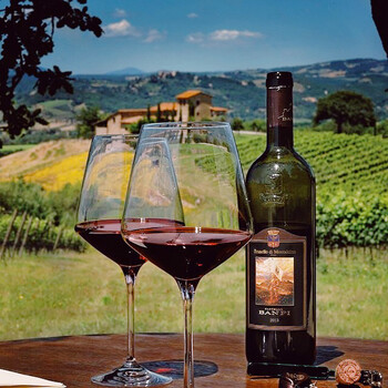 名庄经典神之水滴banfi班菲蒙塔奇诺布鲁奈红葡萄酒