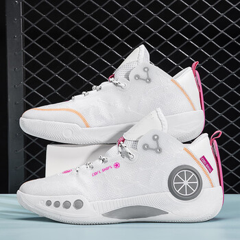 乔丹幻影3耐磨实战篮球鞋秋冬青少年透气防滑软底时尚休闲运动跑 白灰