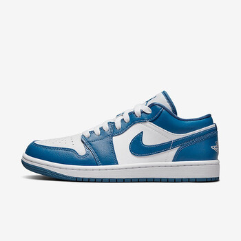 nikeairjordan1lowaj1低帮男女款白蓝休闲篮球鞋dc07355