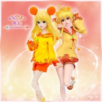 精灵梦娃娃灵冰时间公主29cm仙子芭比萝莉女孩玩具60cm厘米60cm亮彩2