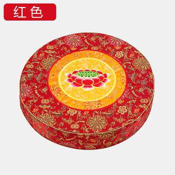 磕头拜垫佛堂拜垫拜佛垫莲花磕头跪垫跪拜垫礼佛教用品蒲团禅修垫打坐家用红色55 10 图片价格品牌报价 京东