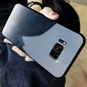 沃晶索三星s8手机壳s8玻璃s9全包防摔s9个性创意ins网红抖音同款s9