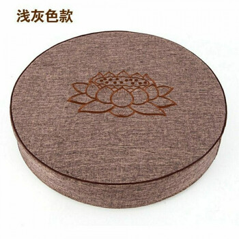 东方雅岚拜佛跪垫拜垫拜佛垫礼佛莲花磕头跪拜垫亚麻蒲团禅修垫打坐家用佛教用品灰色亚麻拜垫 54 10 图片价格品牌报价 京东