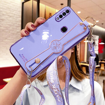 优蕾丝 oppoa8手机壳a91保护a8硅胶套pdbm00腕带斜挎挂绳全包防摔软壳