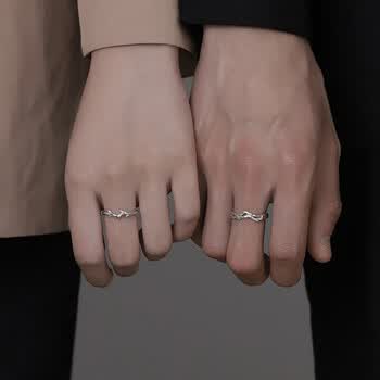 《连理枝》戒指一对 (主图款)