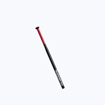 棒子家用防暴哑光黑合金钢打击棒球棒杆细棍哑光黑sup21寸52cm不棍套