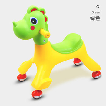 儿童溜溜车小孩扭扭车 宝宝滑行车1-3岁平衡车学步车静音轮带音乐