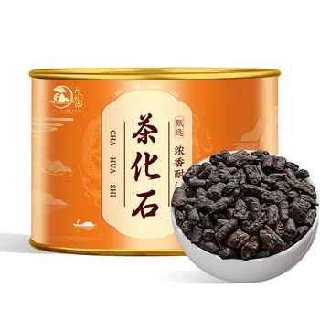 农礼山茶化石 普洱茶熟茶糯香茶叶云南勐海碎银子罐装250g【图片 价格