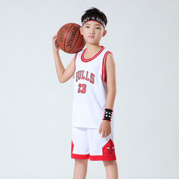 支持鸿星尔克儿童篮球服湖人24号球衣套装学生运动训练服男童女童