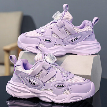 bzhy安·踏踏女童鞋子秋季儿童网面老爹鞋中大童女孩耐脏运特·步步