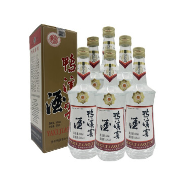 500ml瓶白酒 玻璃鴨溪6瓶裝【圖片 價格 品牌 報價】-京東