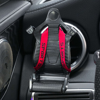 斯蒂娅汽车出风口车载手机支架2024新款个性固定导航支撑架座椅创意